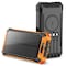 Alpha Digital Power Bank- 20,000mAh, Solar, 4 Cables, Wireless Charging - Combo ZL808-Combo - alternate 1