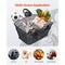 Vevor Rear Bike Basket Wire Mesh Bicycle Basket with Cargo Net Waterproof Cover TX-SS-04 - alternate 2