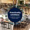 Flash Furniture Commercial Black Laminate Tabletop-Dual Bar Height Crisscross Bases, 72 in x 30 in XU-BLKTB-3072-T2222B-GG - alternate 7