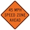 Sign Solutions Usa Traffic Sign, 36 in Width, Aluminum Sign, Diamond DUS06DFO3636W3-5a45 - alternate 1