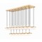 Z-Lite Renaud Modern Gold 23 Light Linear Chandelier 827P6-23L-MGLD-LED - alternate 1