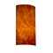 Besa Lighting Tamburo 7 Wall Sconce, Amber Cloud, Satin Nickel Cap Finish, 1x75W Incandescent 704218-SN - alternate 1