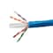 Monoprice Cat6 1000ft Blue CMP UL Bulk Cable Solid w/spine UTP 23AWG 550MHz Pure Bare Copper Reelex 44492 - alternate 1