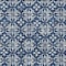 Homeroots 5' X 8' Navy Blue And Ivory Floral Washable Indoor Outdoor Area Rug 595974 - alternate 3