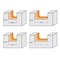 Cmt SOLID SURFACE - DRAINBOARD BIT D=1inx1/2in R=1/8in S=1/2in 881.512.11 - alternate 3