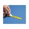 Brady Laminate Printable Tags Polypropylene 0.5 in H x 2.6 in W Yellow 100/PK, 100PK HSLT-2600-0.500-YL - alternate 3