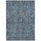 Homeroots 9' X 12' Navy and Black Oriental Washable Non Skid Indoor Outdoor Area Rug 563833 - alternate 4