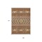 Homeroots 9' X 12' Orange Wheat And Taupe Southwestern Washable Indoor Outdoor Area Rug 613943 - alternate 2