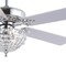 Jonathan Y Mandy 52" 3-Light Glam Classic Crystal Dome Shade LED Ceiling Fan With Remote, Chrome JYL9610B - alternate 5