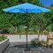 Pure Garden 9-Foot Patio Umbrella with Base, Brilliant Blue 50-LG1033B - alternate 4
