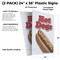 Signmission Hot Dogs, Plastic Signs Only 24 Inch x 36 Inch, Corrugated Plastic, 2PK CSB-2436-2PACK-Hot Dogs 1 - alternate 2