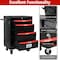 Wrightmaster 21 in. W x 13 in. D 4-Drawer Metal Roller Cabinet Tool Chest in Black ZR-245226 - alternate 3
