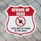Signmission Beware Of Ticks Shield Sign Ticks May Be, 6 Inch X 6 Inch, Plastic Sign SHI-P-6-362 - alternate 4
