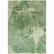 Homeroots 9' X 12' Fern Green And Artichoke Green Abstract Washable Indoor Outdoor Area Rug 582948 - alternate 6