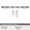 Amerock London 6-5/16 in 160 mm Center-to-Center Polished Nickel/Black Chrome Cabinet Pull BP36650PNBCR - alternate 4