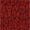 Homeroots 5' X 8' Red And Black Geometric Washable Indoor Outdoor Area Rug 599239 - alternate 6