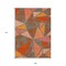 Homeroots 9' X 12' Rust Gray And Pink Geometric Washable Indoor Outdoor Area Rug 600394 - alternate 4
