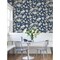 York Wallcoverings Passion Flower Toile Navy Wallpaper RT7856 - alternate 4