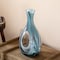 Uniquewise 16-Inch Multitone Glass Table Vase in Blue Hue - Minimalist, Decorative Boho Vase with Rustic QI004736 - alternate 6