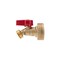 Proline Series Brass 3/4-in PF x 3/4-in MHT 1/4 Turn No Kink Hose Bibb 1102-654 - alternate 2