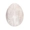 Homeroots 12" X 9" White Easter Solid Wood Hanging Dimensional Sculpture 384892 - alternate 1