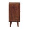 Homeroots 26in Brown Solid Wood Accent Cabinet With Two Doors 654285 - alternate 5