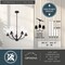 Vaxcel Elmwood Park 5-Light Chandelier, Champagne Gold, Clear Glass, 22.75-In. Wide H0333 - alternate 4