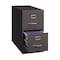 Hirsh 15 in W 2 Drawer Vertical File Cabinet, Medium Tone, Letter 24064 - alternate 2