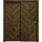 Sartodoors Sliding Closet Bypass Doors 36 x 80 inches, Ego 5005 Marble Oak, Rails Hardware Set, Wood Solid B EGO5005DBD-DMR-36 - alternate 1