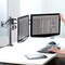 Fellowes PROFESSIONAL SERIES DEPTH ADJUSTABLE DUAL MONITOR ARM FEATURES TWO MONITOR ARMS 8041701 - alternate 2