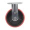 Vestil Polyurethane Rigid Caster 6 In. Diameter x 2 In. Width 1232 Lb. Capacity Red/Black CST-VE-6X2PU-R - alternate 2