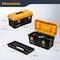 Powertec 19-Inch Tool Box with Trays - Lockable, Metal Latch, Organizer, Portable Storage for Tools 72362 - alternate 5