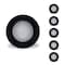 Bulbrite 14WLED 7 ROUND DISC LIGHT 3000K BLACK ALUMINUM, PIGTAIL, 6PK 862901 - alternate 1