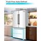 Black&Decker 16.0 French Door Refrigerator with handle and Ice maker-White BRF1600GIMW - alternate 4