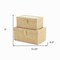 Homeroots Set of Two Beige Solid Wood Box With Lid, 2PK 489362 - alternate 4