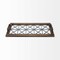 Homeroots 28in Brown Wood Indoor Outdoor Tray With Handles 376038 - alternate 1