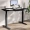 Motionwise Standing Desk, 24 in x48", Adjust Height 28" to 48", Blk Top, Lt Gray Frame SDG48B - alternate 5