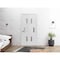 Vdomdoors Sliding Closet Bi-fold Doors White Solid Core Modern Interior SETE6933BF-WS-72 x 96 (2* 36x96) - alternate 4