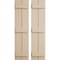 Ekena Millwork Rustic Two Board Joined Board-n-Batten Rough Cedar Faux Wood Shutters, 11W x 76H, PR SHUBJS11X76RCPR - alternate 1