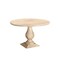 Homeroots 48" Natural Solid Wood Pedestal Base Round Top Dining Table 565245 - alternate 1