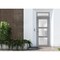 Vdomdoors Front Exterior Prehung FiberGlass Door Frosted Glass / Manux 8552 Grey Ash / Sidelight Exterior Win MANUX8552EXD-SS-W36+12 x H80-Left-hand Inswing - alternate 1