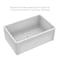 Whitehaus Collection 27 in Reversible Single Bowl Fireclay Kitchen Sink with Grid WHRP2718-W - alternate 4
