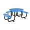 Flash Furniture Round Blue, Polyethylene, Steel, 82.5 in L SLF-EMR46ADA-HL60L-BL-GG - alternate 3