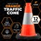 Xpose Safety Traffic Safety Cone, 12 in, PVC, 6 in Reflective Collar, Orange, 48 pk OTC12-4-48-X - alternate 6
