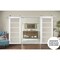 Sartodoors Sturdy Double Barn Door with White 56x80 (2* 28x80) Solid Core Modern Interior QUADRO4522DB-S-WS-56 - alternate 3