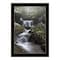 Homeroots Ricketts Waterfall Black Framed Print Wall Art 530009 - alternate 1