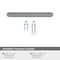 Amerock Revolve 3-3/4 inch (96mm) Center-to-Center Polished Chrome Cabinet Pull, 25PK 25VMP3685226 - alternate 3
