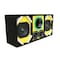 Deejay Led Loaded Box w/Two Despacito Heavy Duty 6-in Woofers One Horn and w/Two Bullet Tweeters YELLOW TBH6YELLOW - alternate 4