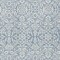 Homeroots 10' X 14' Denim Blue And Ivory Damask Washable Indoor Outdoor Area Rug 595138 - alternate 6