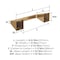 Amerock Blackrock Champagne Bronze Contemporary Pivoting Double Post Toilet Paper Holder BH36001CZ - alternate 3